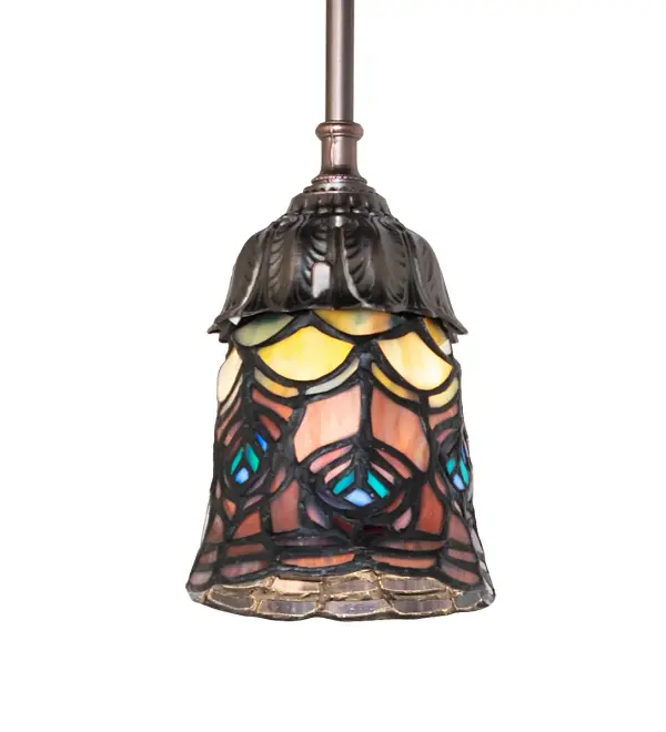 The Tiffany Peacock Feather by Meyda Lighting - Image 1