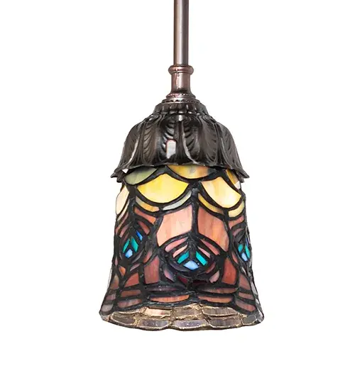 The Tiffany Peacock Feather by Meyda Lighting - Image 2
