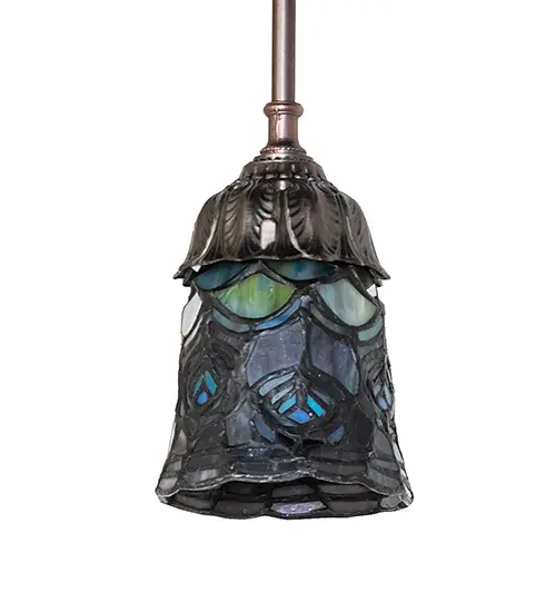 The Tiffany Peacock Feather by Meyda Lighting - Image 3