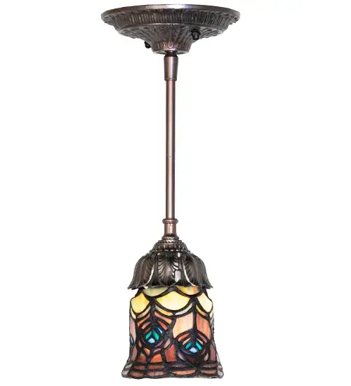 The Tiffany Peacock Feather by Meyda Lighting - Image 9