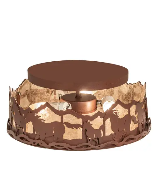 The Meyda Tiffany - Running Horses by Meyda Lighting - Image 4