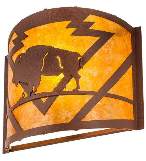 The Lone Buffalo by Meyda Lighting - Image 6