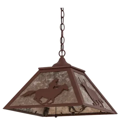 The Meyda Tiffany - Cowboy & Steer by Meyda Lighting - Image 3