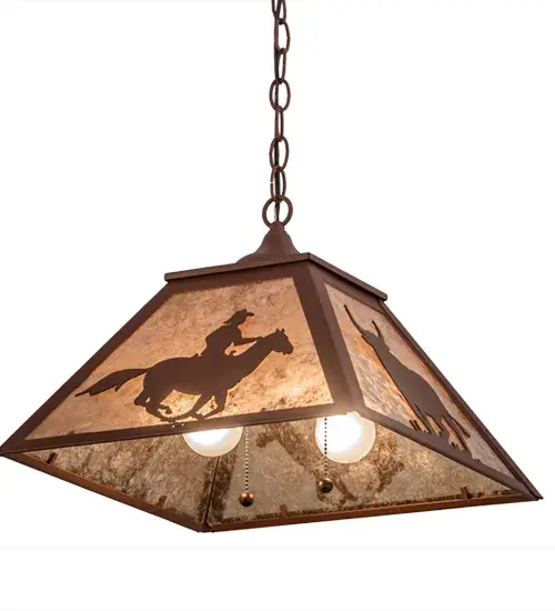 The Meyda Tiffany - Cowboy & Steer by Meyda Lighting - Image 6