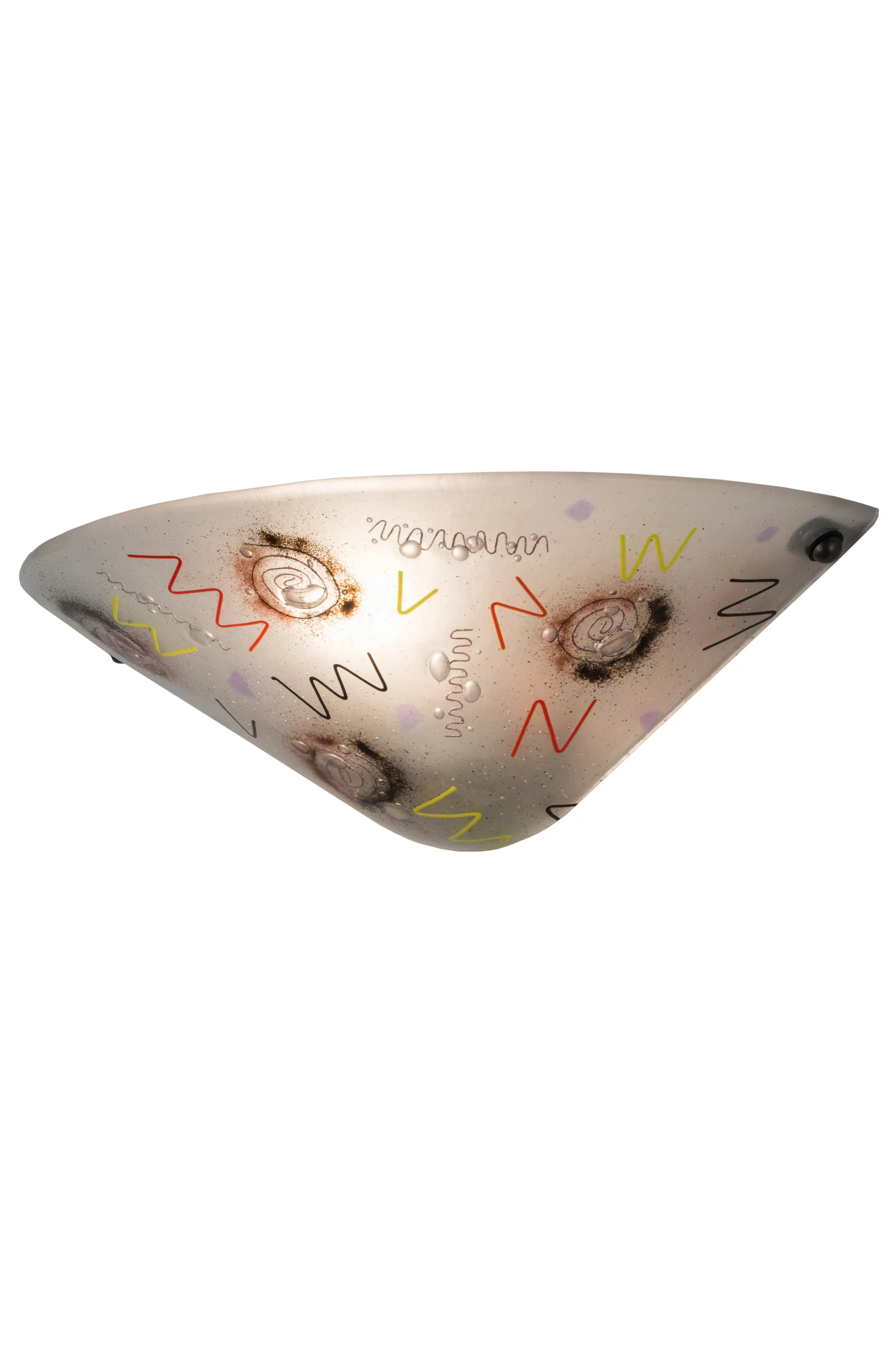 Supernova One Light Wall Sconce in Frosted Inside Translucent Copper