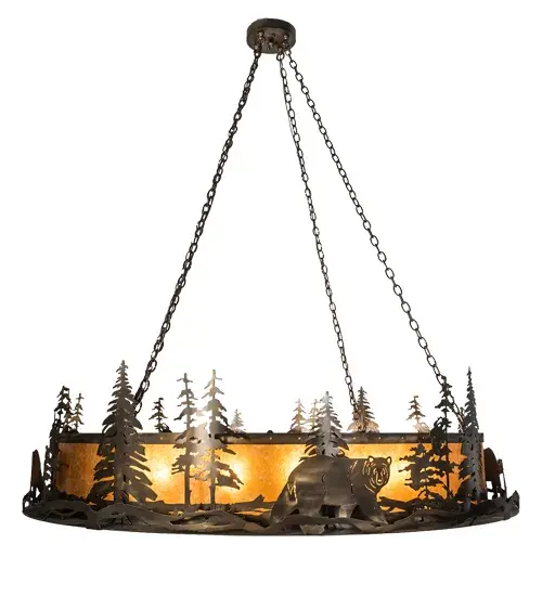 The Northwoods Bear at Dusk by Meyda Lighting - Image 5