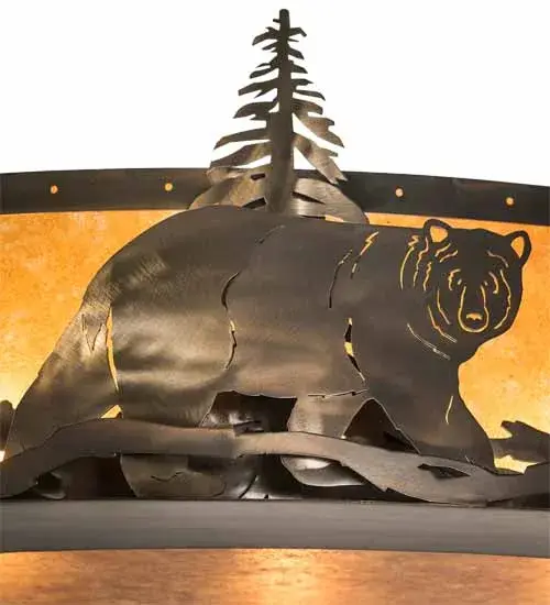 The Northwoods Bear at Dusk by Meyda Lighting - Image 8