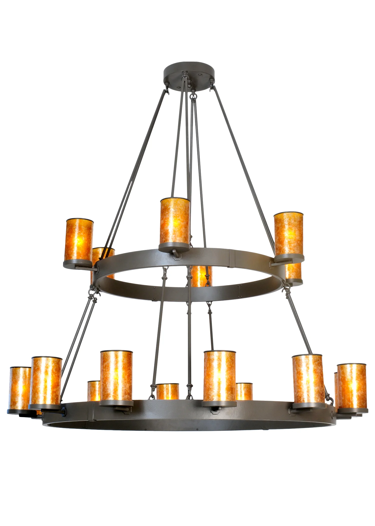 Chappell 18 Light Chandelier in Copper Vein