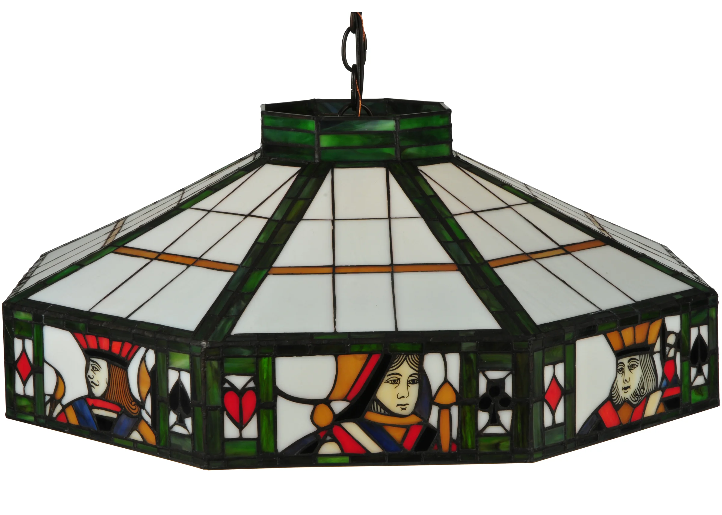 Poker Face Three Light Pendant in Mahogany Bronze