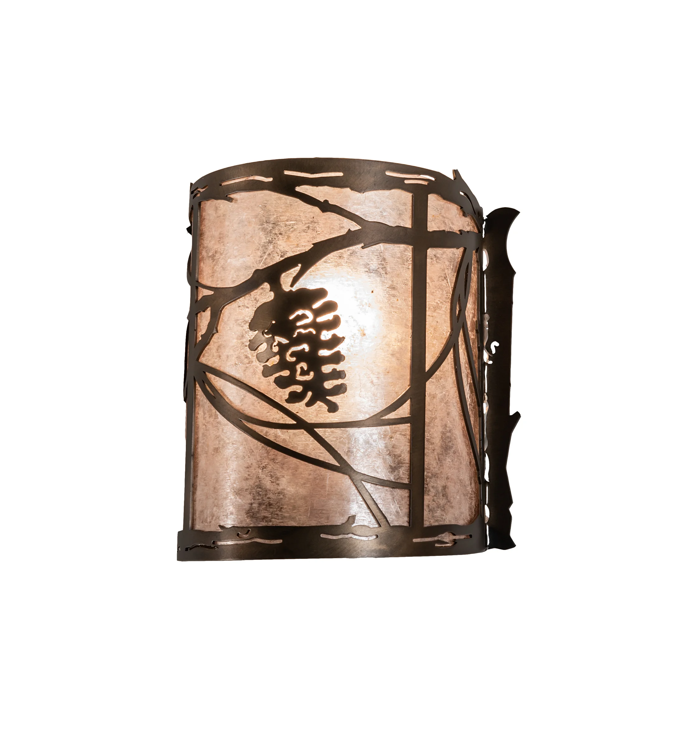Whispering Pines One Light Wall Sconce in Antique Copper