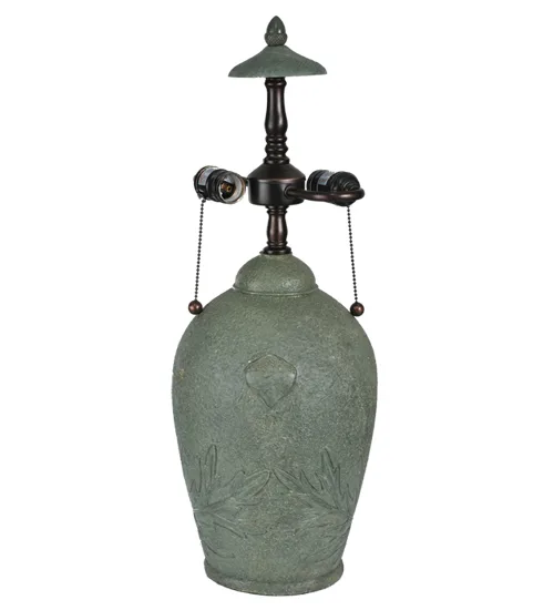 Acorn Two Light Table Base Hardware in Field Stone