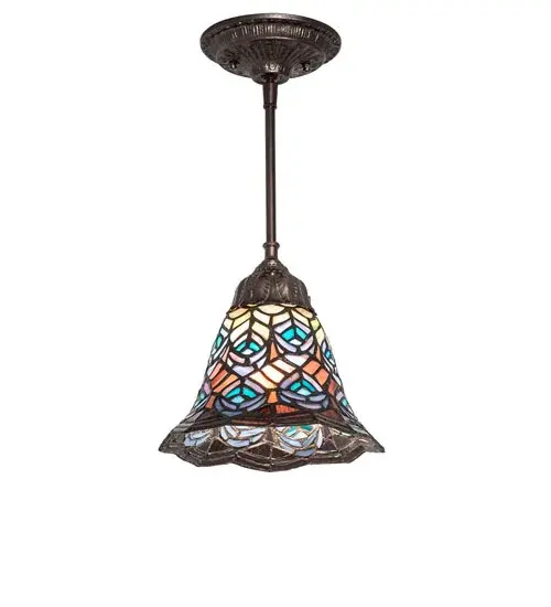 The Meyda Tiffany - Tiffany Peacock Feather by Meyda Lighting - Image 2