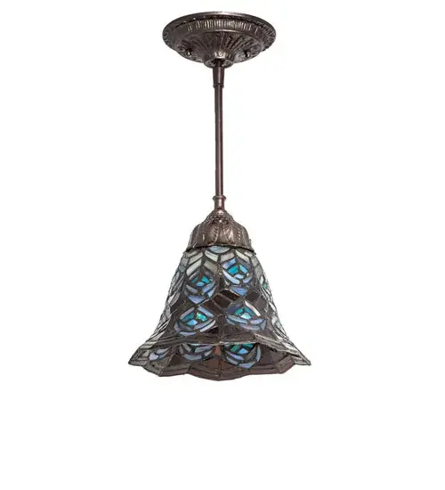 The Meyda Tiffany - Tiffany Peacock Feather by Meyda Lighting - Image 3