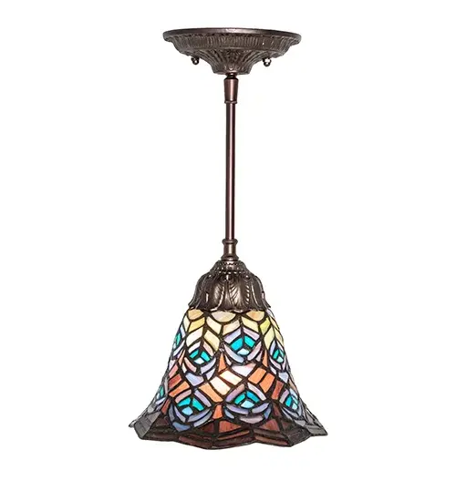 The Meyda Tiffany - Tiffany Peacock Feather by Meyda Lighting - Image 5