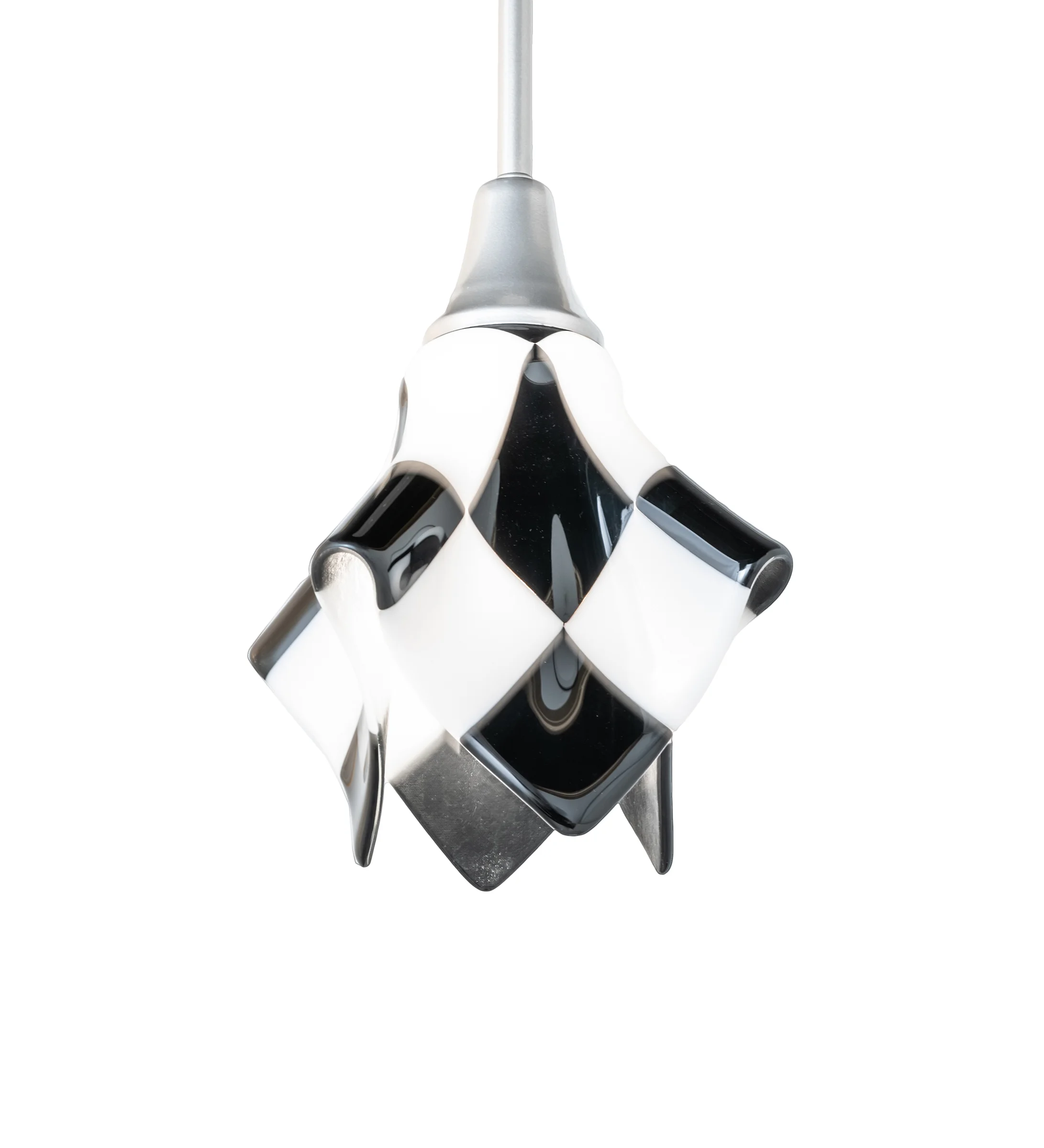 Handkerchief One Light Mini Pendant in Brushed Nickel