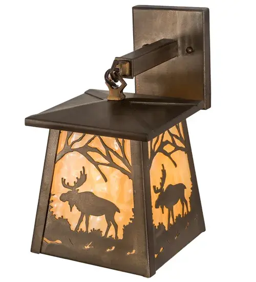 The Meyda Tiffany - Moose At Dawn by Meyda Lighting - Image 2