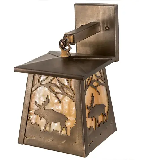 The Meyda Tiffany - Moose At Dawn by Meyda Lighting - Image 3