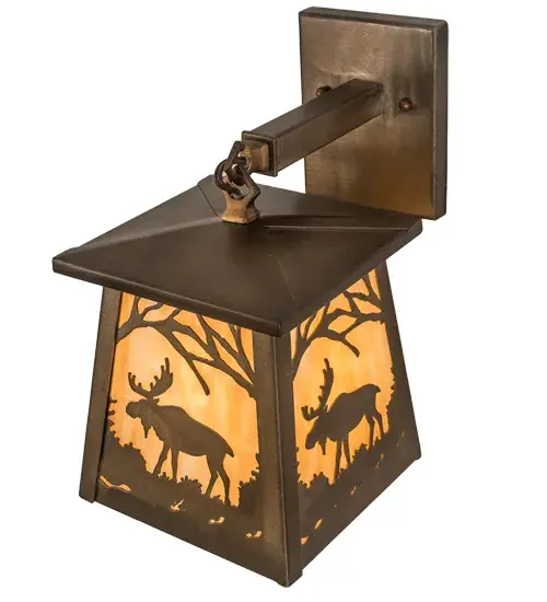 The Meyda Tiffany - Moose At Dawn by Meyda Lighting - Image 4