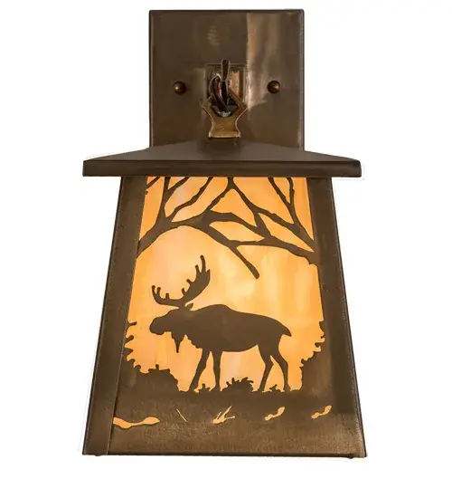 The Meyda Tiffany - Moose At Dawn by Meyda Lighting - Image 5