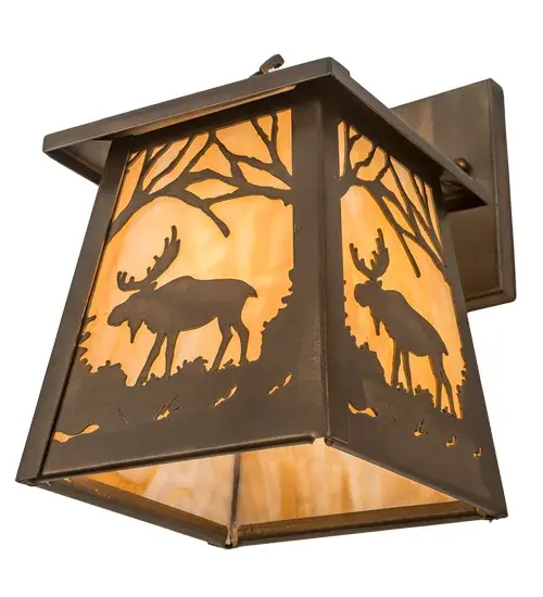 The Meyda Tiffany - Moose At Dawn by Meyda Lighting - Image 6