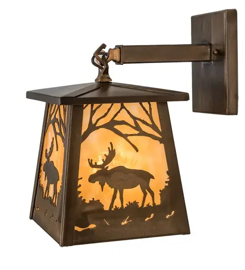 The Meyda Tiffany - Moose At Dawn by Meyda Lighting - Image 7