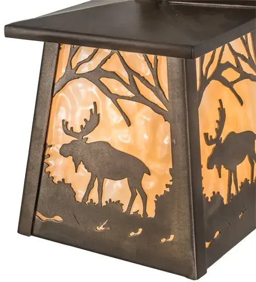 The Meyda Tiffany - Moose At Dawn by Meyda Lighting - Image 9