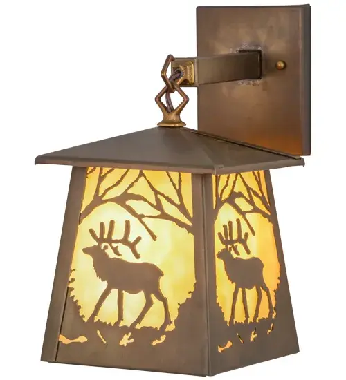 The Meyda Tiffany - Elk At Dawn by Meyda Lighting - Image 2
