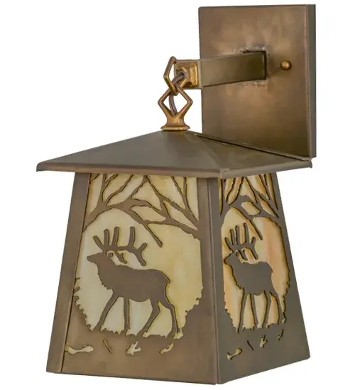 The Meyda Tiffany - Elk At Dawn by Meyda Lighting - Image 3