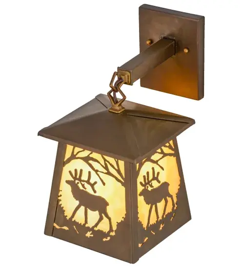 The Meyda Tiffany - Elk At Dawn by Meyda Lighting - Image 4