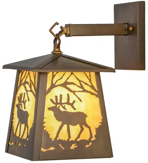 The Meyda Tiffany - Elk At Dawn by Meyda Lighting - Image 8