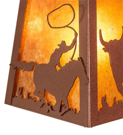 The Cowboy & Steer by Meyda Lighting - Image 8