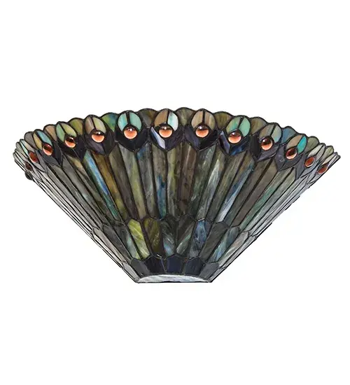 The Tiffany Jeweled Peacock by Meyda Lighting - Image 3