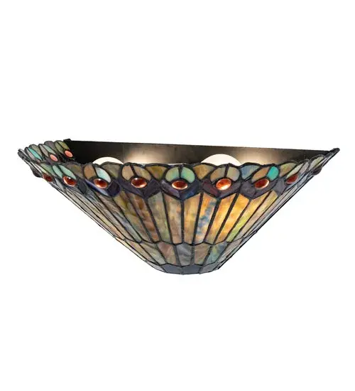 The Tiffany Jeweled Peacock by Meyda Lighting - Image 4