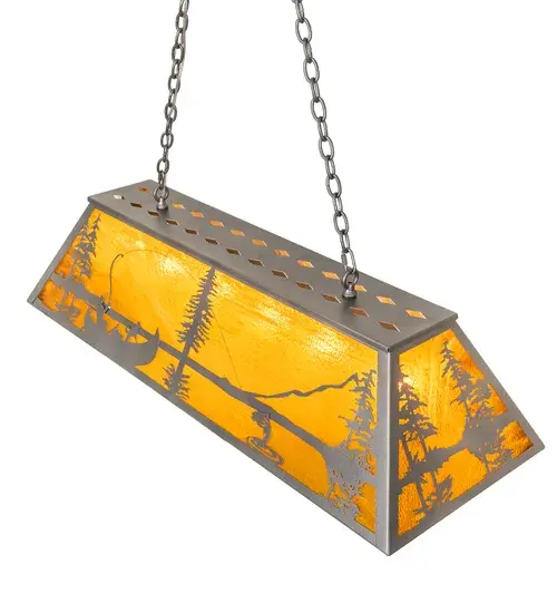 The Meyda Tiffany - Trout & Fisherman by Meyda Lighting - Image 4