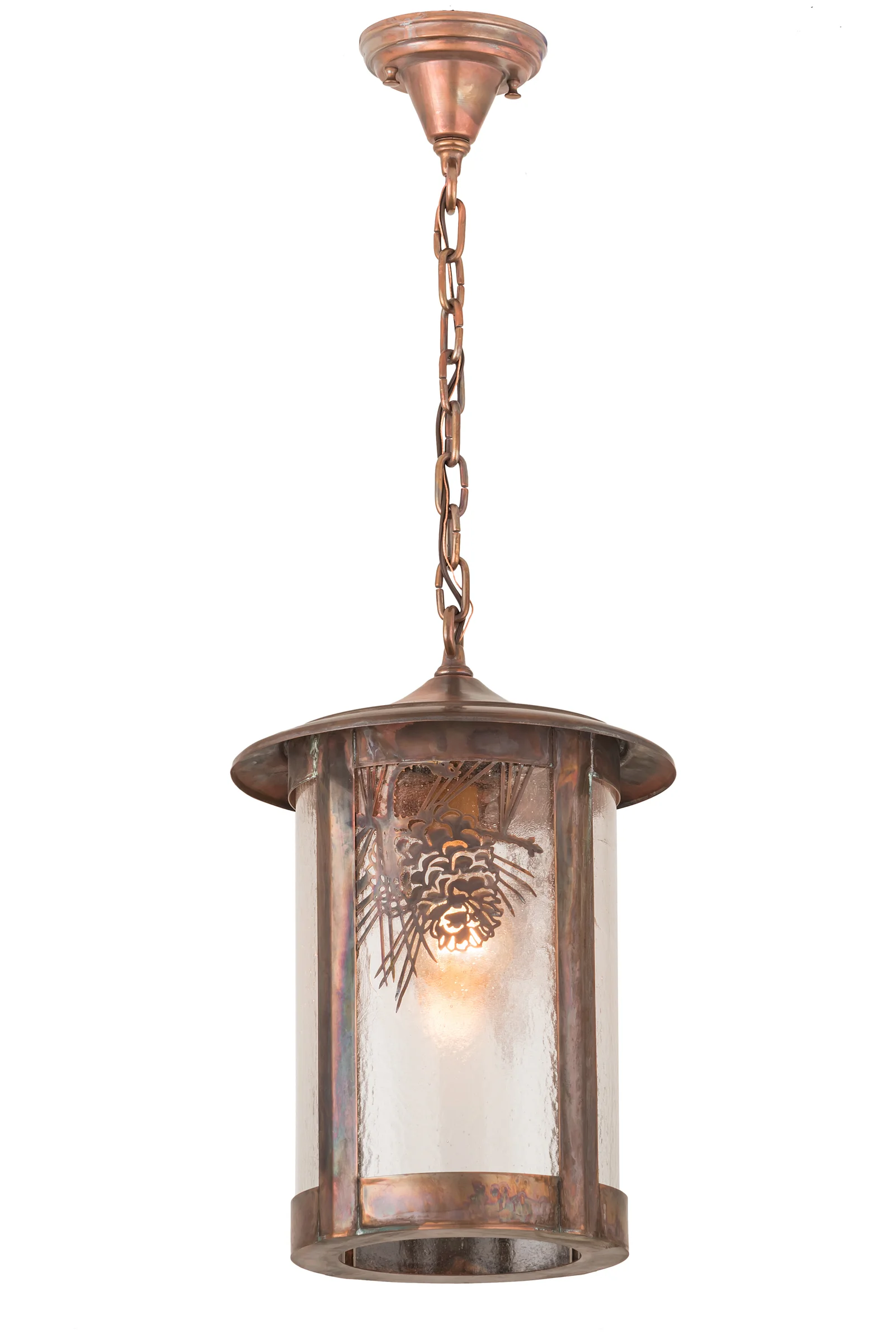 Fulton One Light Pendant in Vintage Copper