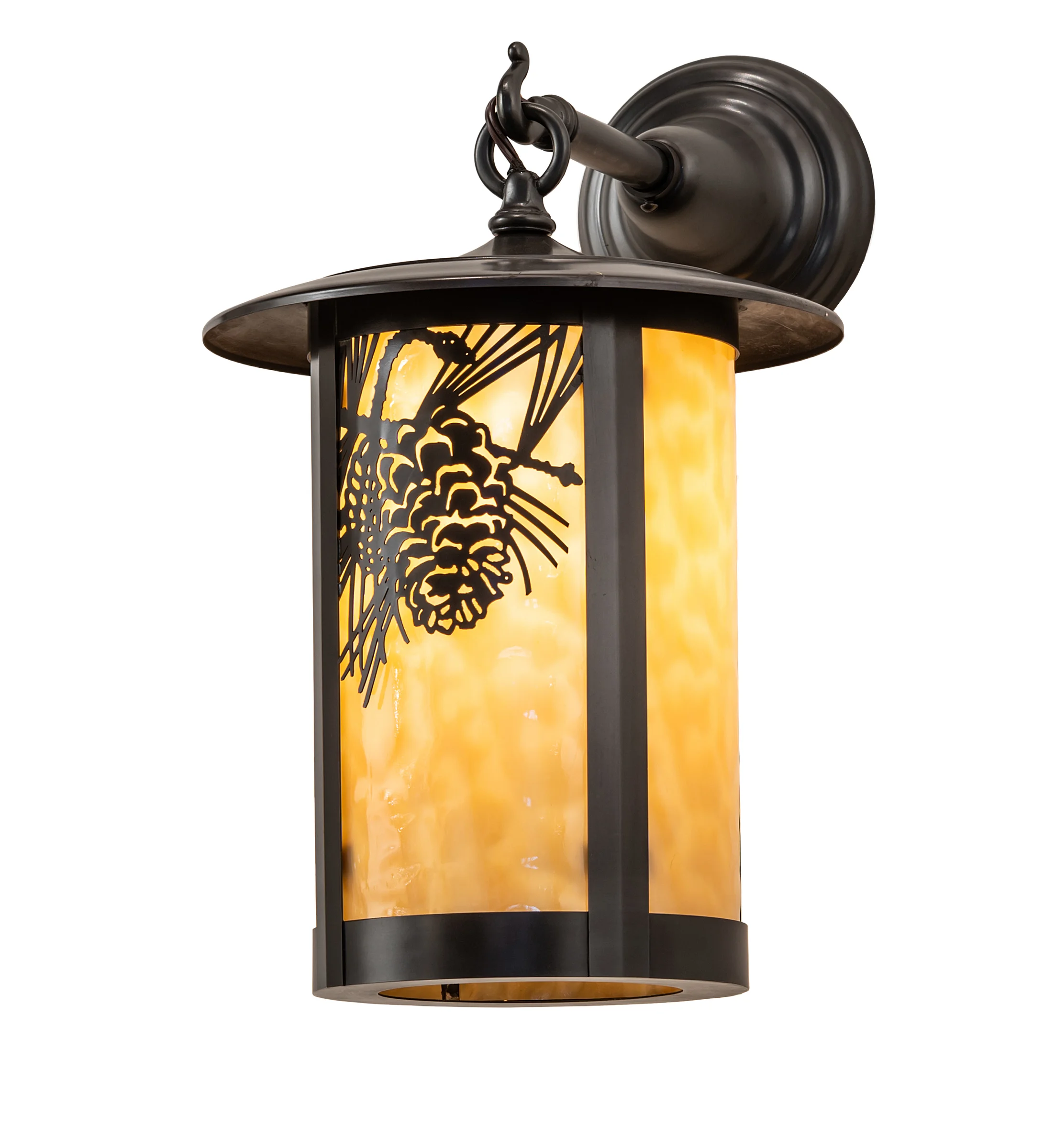 Fulton One Light Wall Sconce in Craftsman Brown