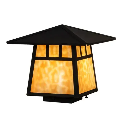 Custom crafted of Solid Brass. A stunning Craftsman Signature design statement is created with a dramatic Mission styled straight line design. Highlighted with Beige art glass shade and a Craftsman Brown finish. This indoor/outdoor deck light is handcrafted by highly skilled artisans in our 180,000 square foot manufacturing facility in Yorkville, NY. Lens colors, metal finishes and sconce sizes can be customized to meet your needs. UL and cUL listed for dry, damp and wet locations. Collection: Stillwater Finish: Craftsman Brown Glass: Beige Art Glass Width: 17.00" Height: 10.00" Length: 12.00" Weight: 7.00 lb Number of Bulbs: 1 Maximum Wattage: 60.00 W Bulb Type: A19 Bulb Base: E26 Material: Brass Country of Origin: USA Safety Listing: Wet Safety Rating: Wet - alternate view