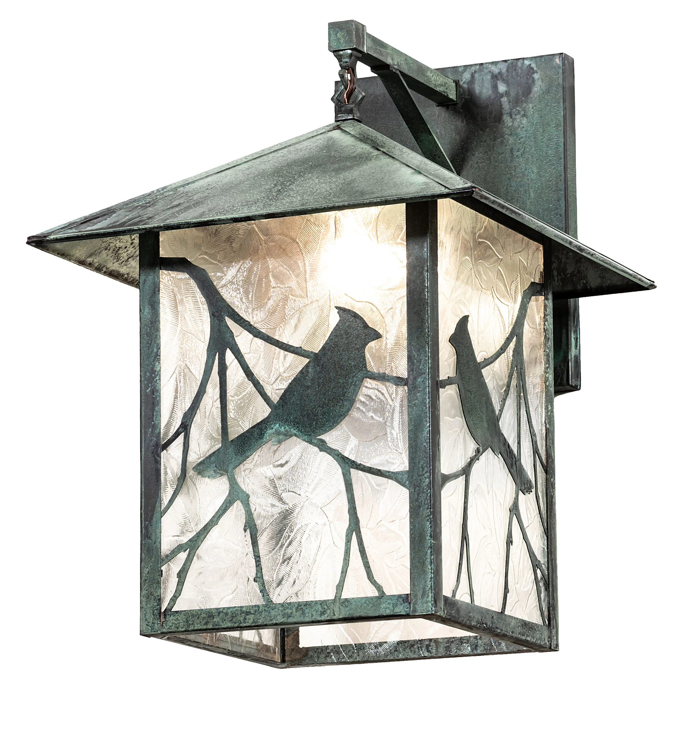Seneca One Light Wall Sconce in Verdigris