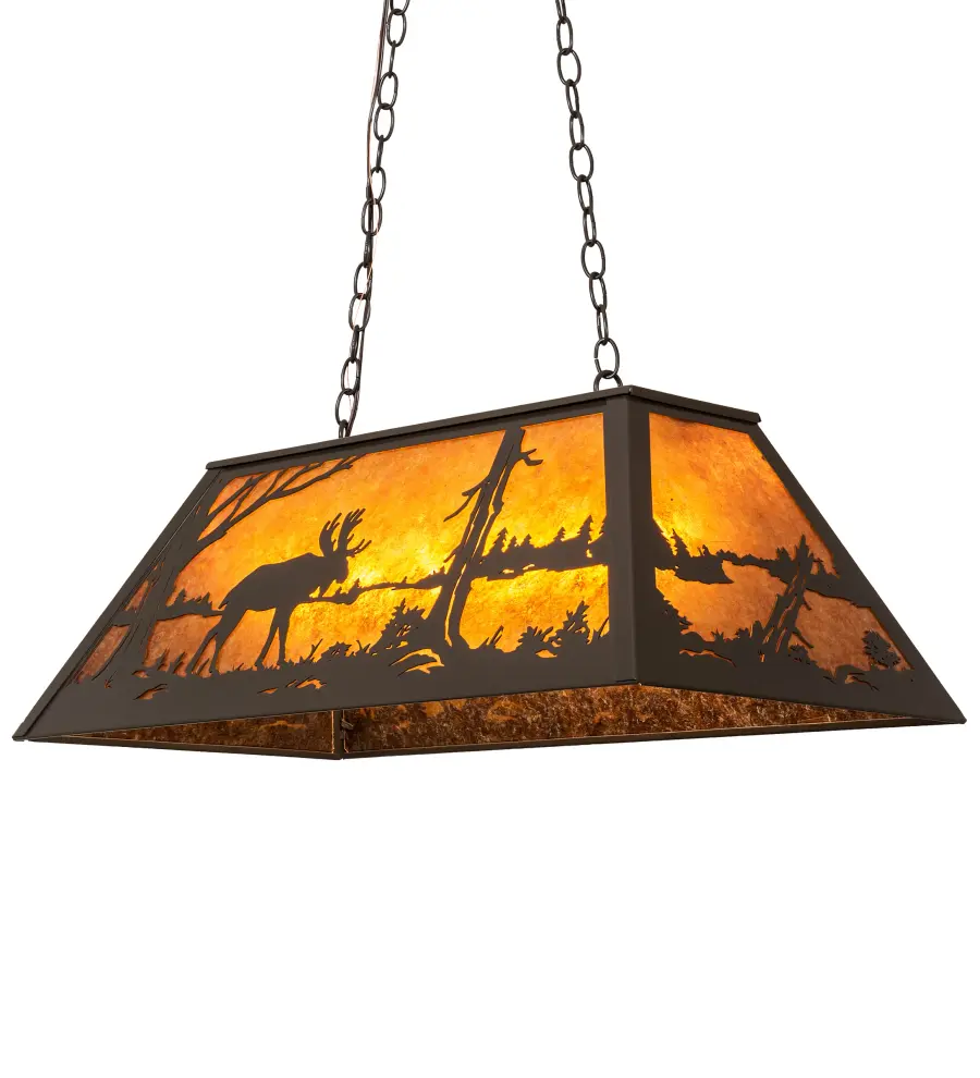 The Meyda Tiffany - Moose At Lake by Meyda Lighting - Image 1