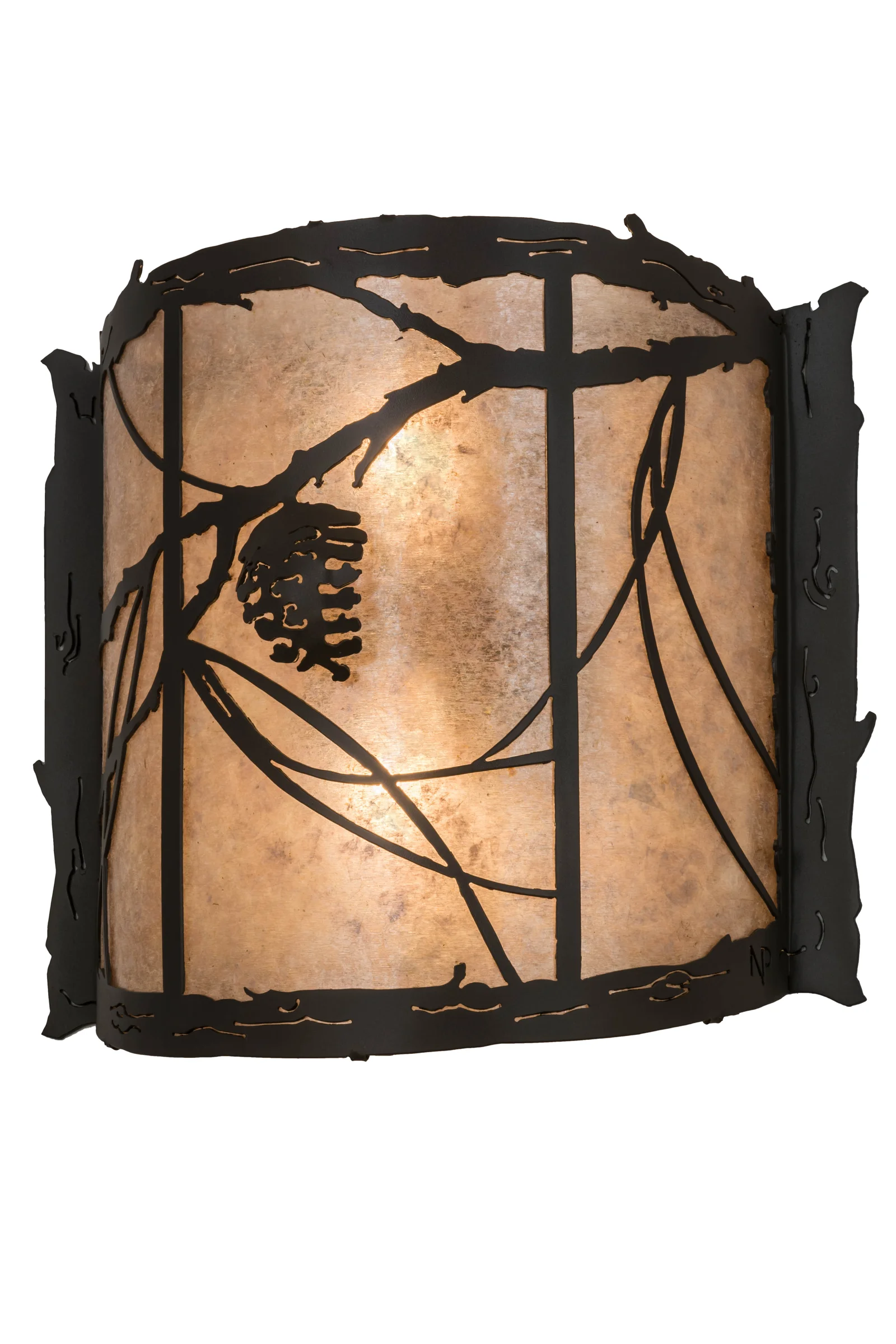 Whispering Pines Two Light Wall Sconce in Timeless Bronze