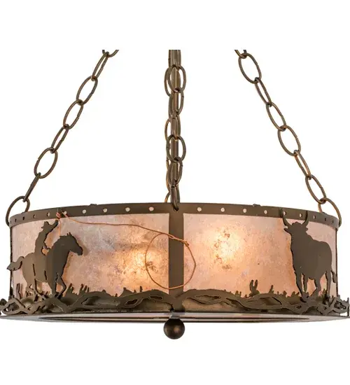 The Cowboy & Steer by Meyda Lighting - Image 8