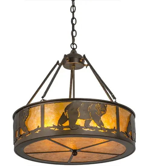 The Meyda Tiffany - Northwoods Lone Bear by Meyda Lighting - Image 6