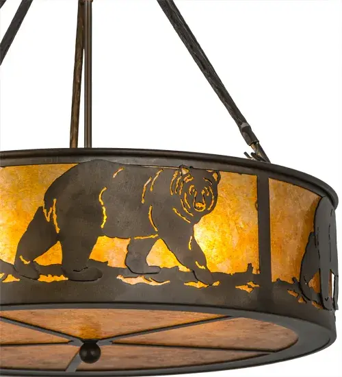 The Meyda Tiffany - Northwoods Lone Bear by Meyda Lighting - Image 8