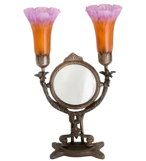 The Amber/Purple Pond Lily by Meyda Lighting - Image 3
