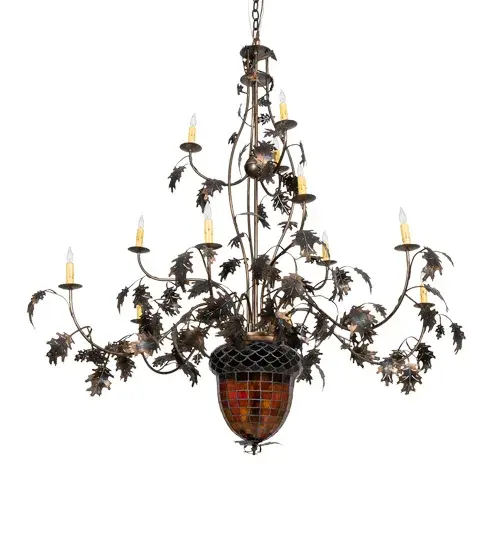The Meyda Tiffany - Greenbriar Oak by Meyda Lighting - Image 3