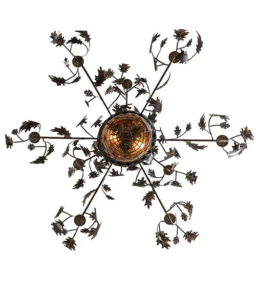 The Meyda Tiffany - Greenbriar Oak by Meyda Lighting - Image 7
