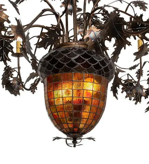 The Meyda Tiffany - Greenbriar Oak by Meyda Lighting - Image 8