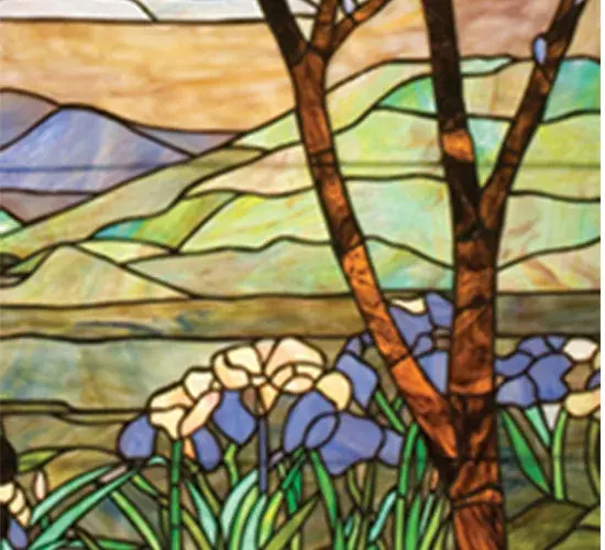 The Tiffany Magnolia & Iris by Meyda Lighting - Image 3