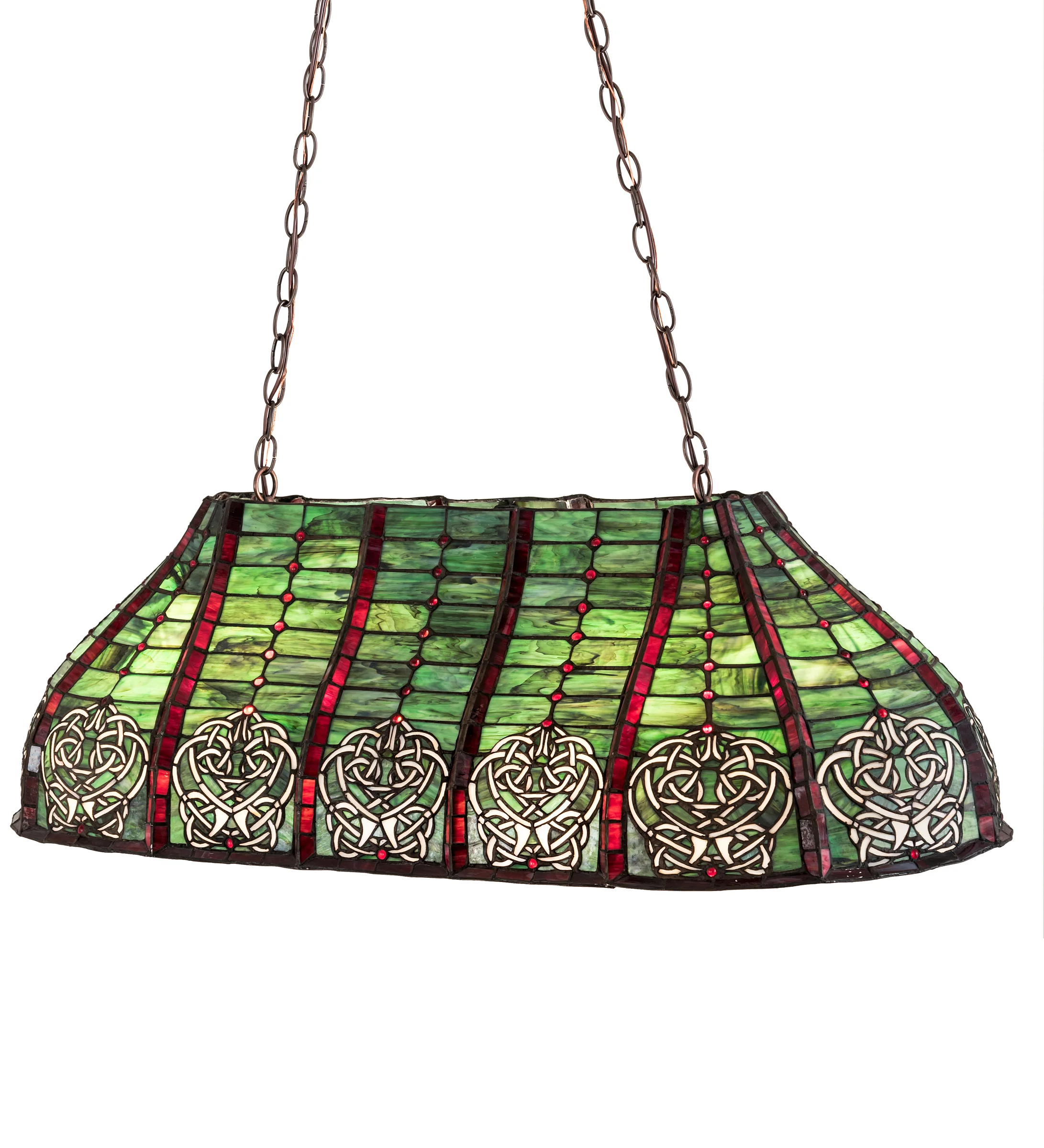 40" Long Celtic Knot Oblong Pendant