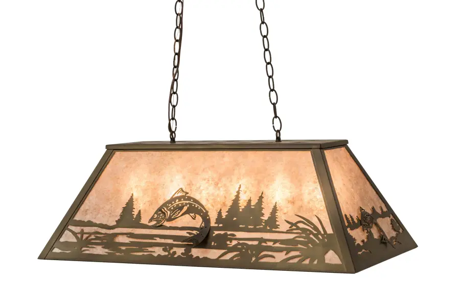 The Leaping Trout by Meyda Lighting - Image 1
